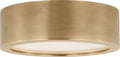 Cerne Mini Flush | Natural Brass