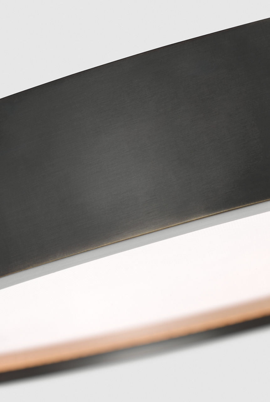 Cerne Large Flush Dark Bronze 2700K 90 CRI 120V