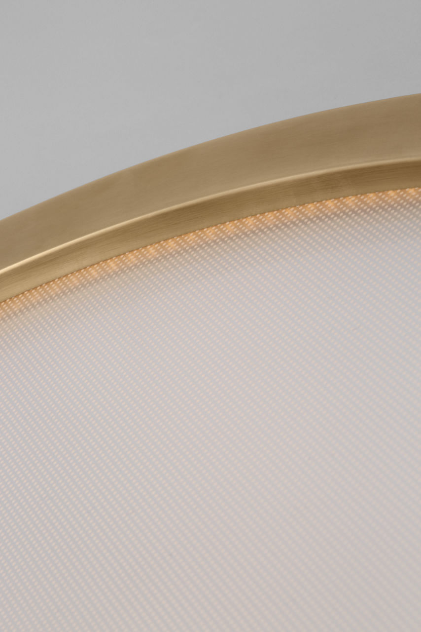 Cerne Large Flush Natural Brass 2700K 90 CRI