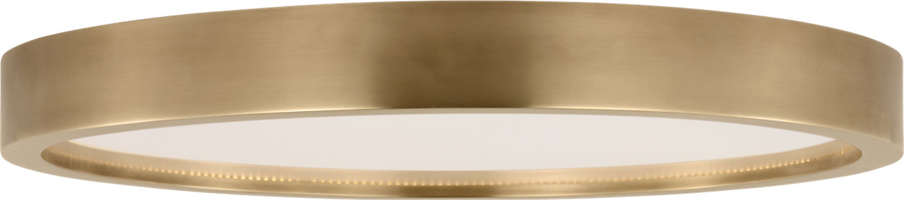 Cerne Large Flush Natural Brass 2700K 90 CRI