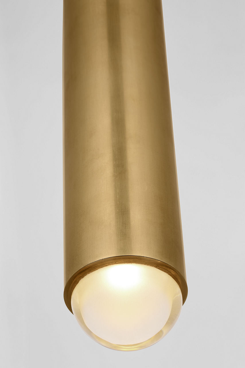 Ebell X-Large Flush Mount Natural Brass 2700K 90 CRI