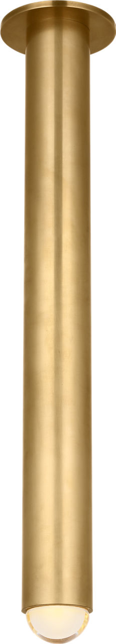 Ebell X-Large Flush Mount Natural Brass 2700K 90 CRI