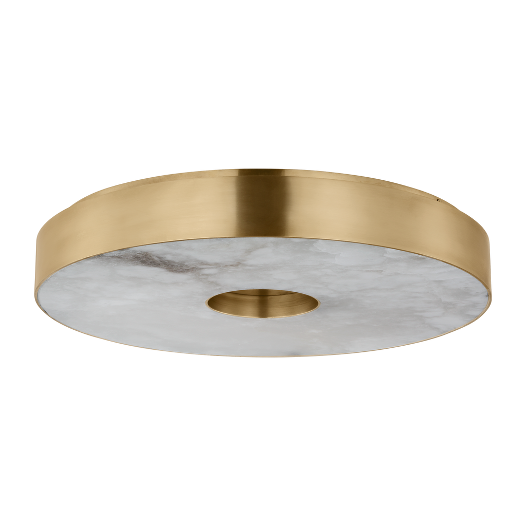 Wyllis 18 Flush Mount hand rubbed antique brass 2700K 90 CRI