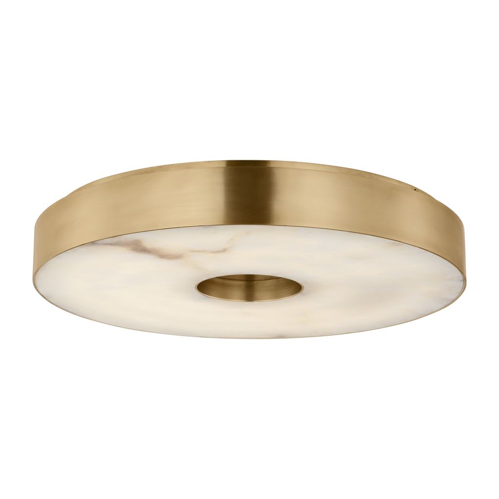 Wyllis 18 Flush Mount hand rubbed antique brass 2700K 90 CRI