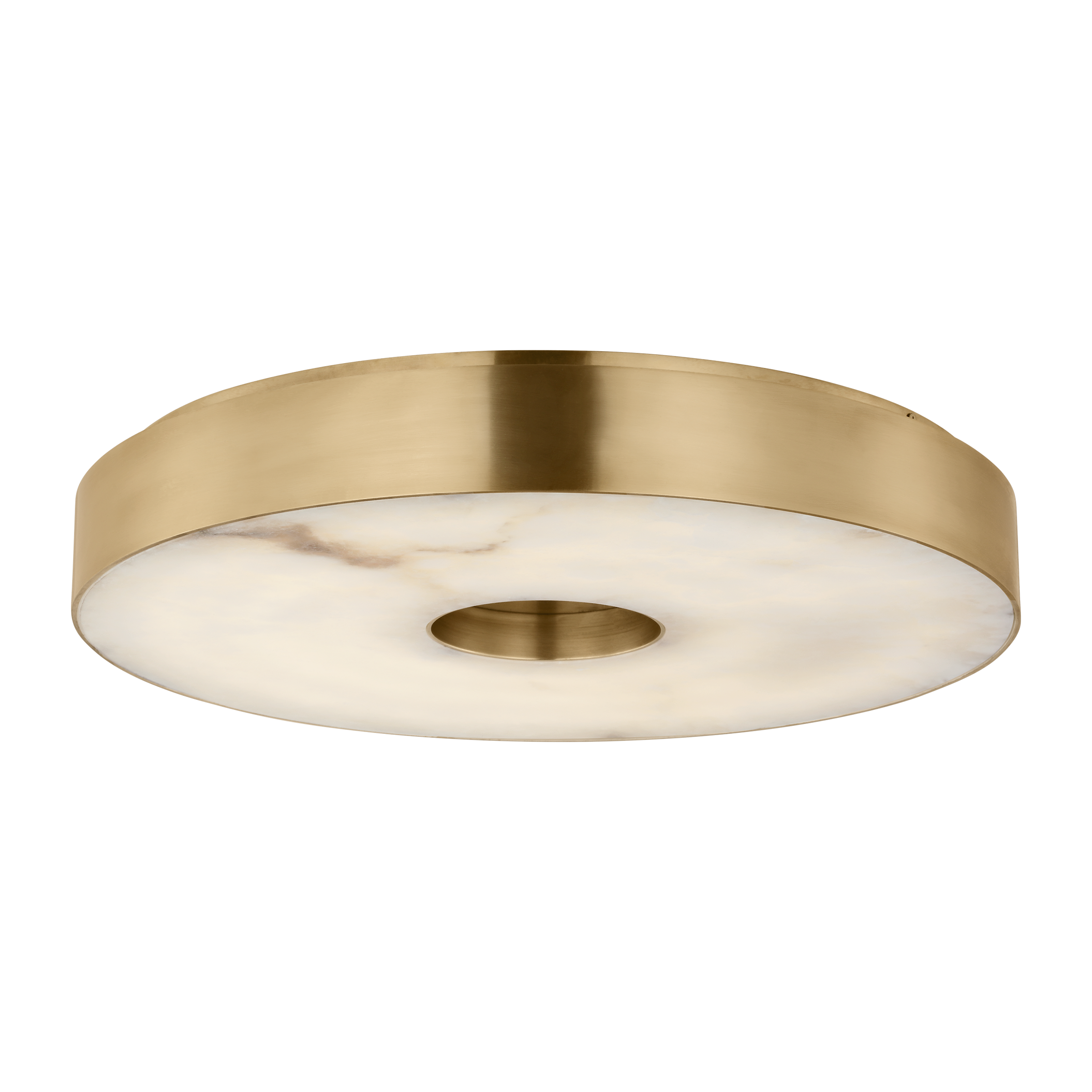 Wyllis 18 Flush Mount hand rubbed antique brass 2700K 90 CRI