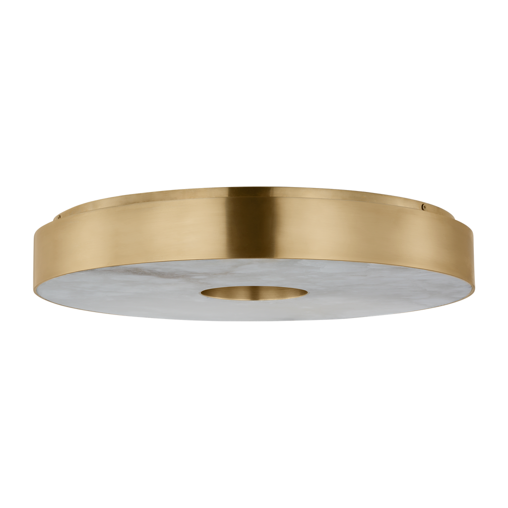 Wyllis 18 Flush Mount hand rubbed antique brass 2700K 90 CRI