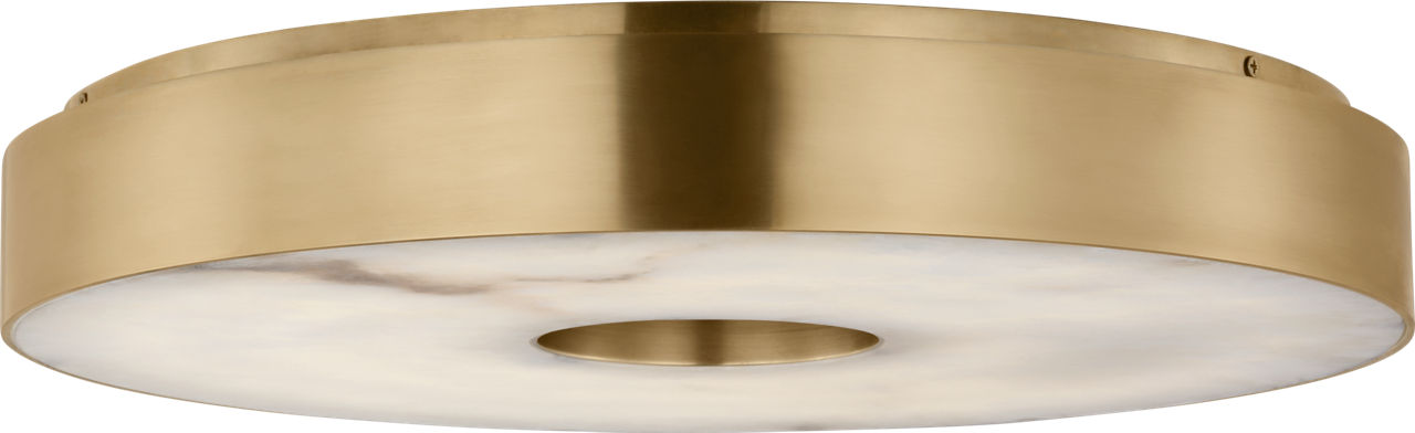 Wyllis 18 Flush Mount hand rubbed antique brass 2700K 90 CRI