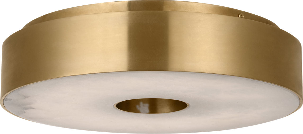 Wyllis 12 Flush Mount hand rubbed antique brass 2700K 90 CRI