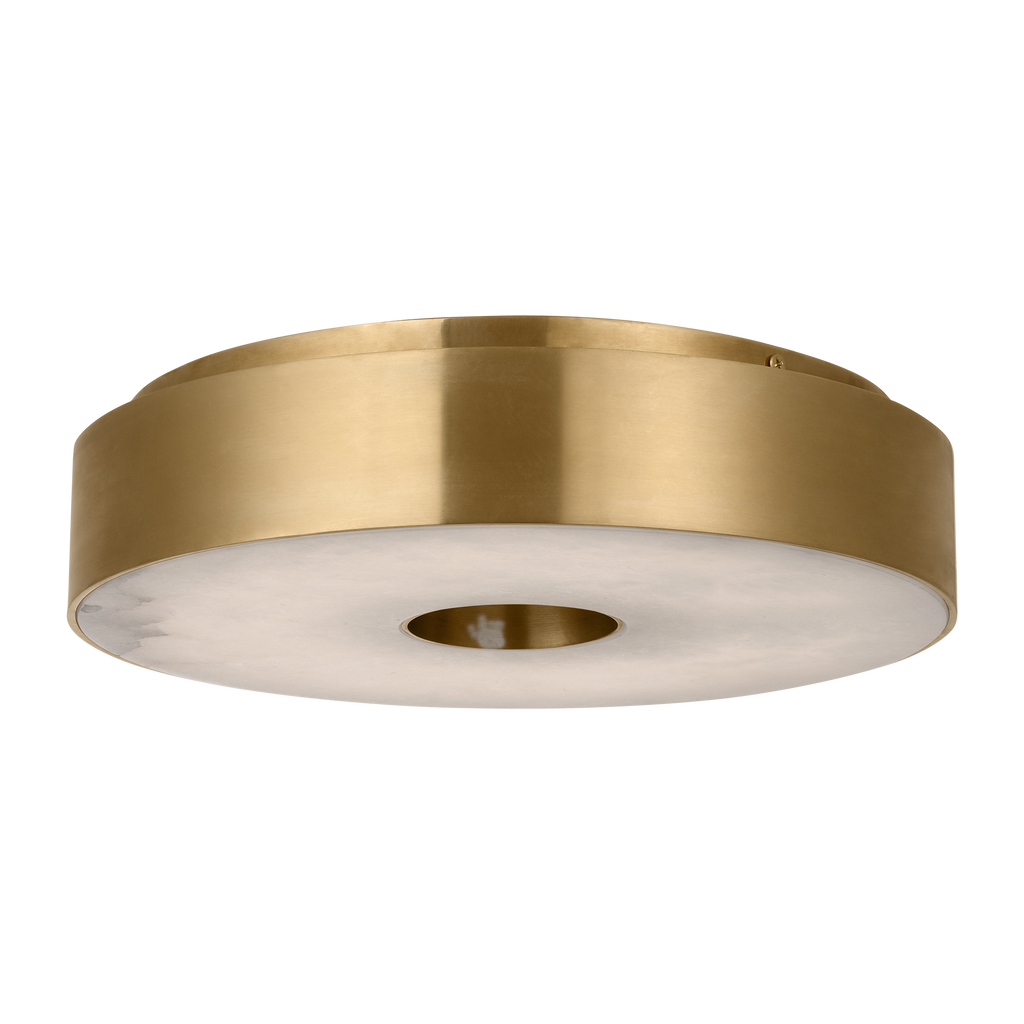 Wyllis 12 Flush Mount hand rubbed antique brass 2700K 90 CRI