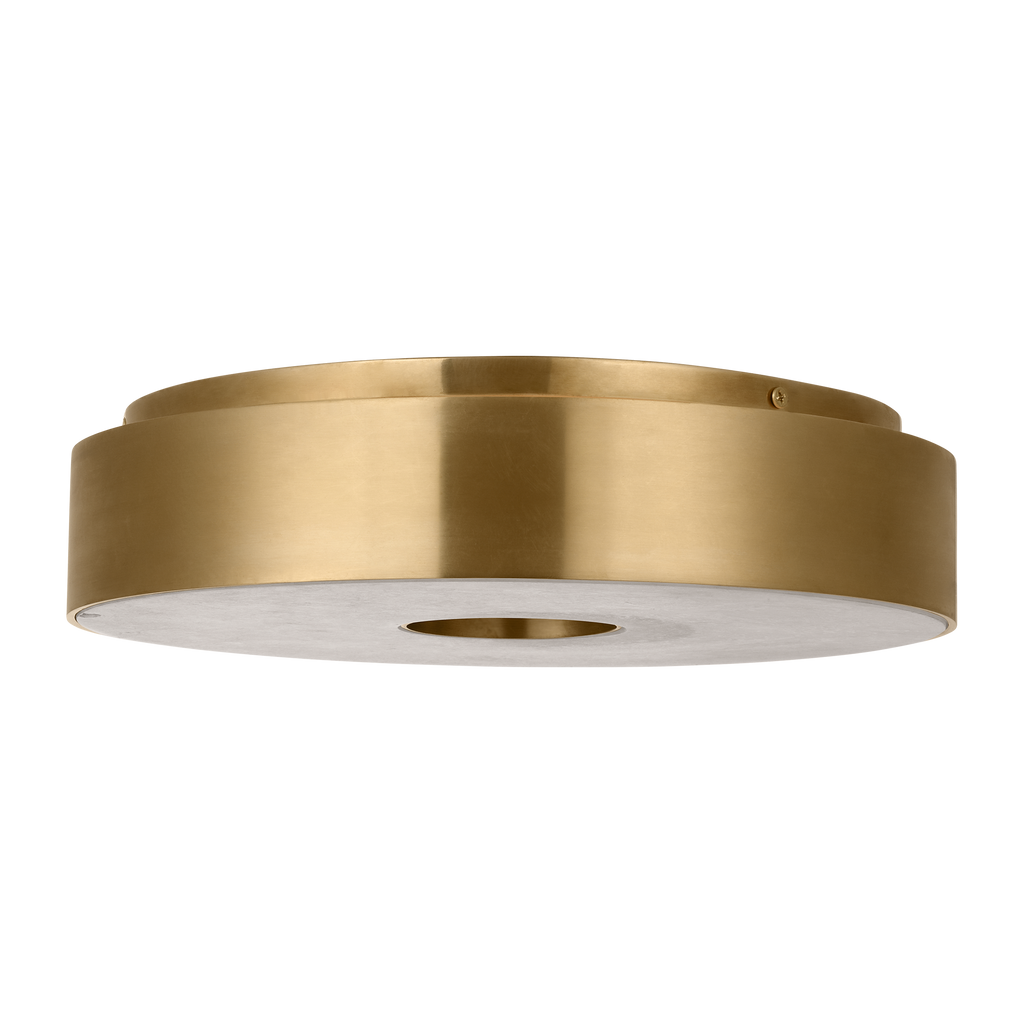 Wyllis 12 Flush Mount hand rubbed antique brass 2700K 90 CRI