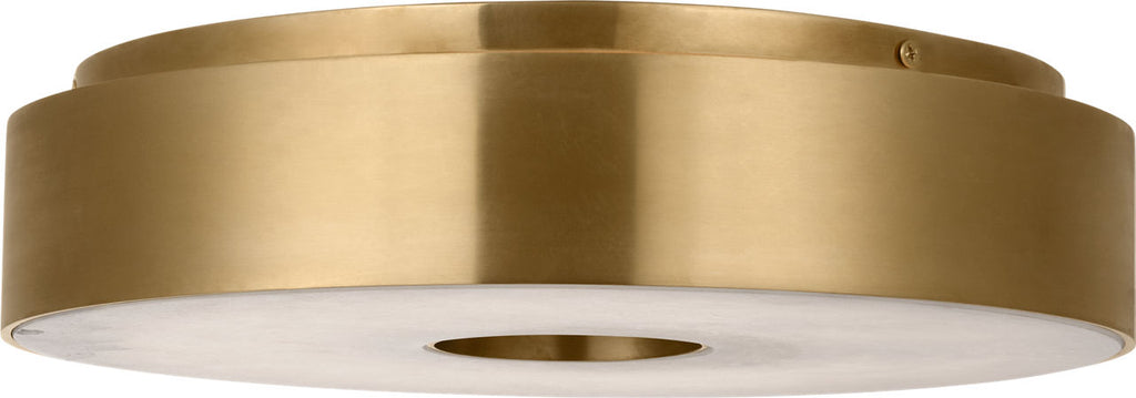 Wyllis 12 Flush Mount hand rubbed antique brass 2700K 90 CRI