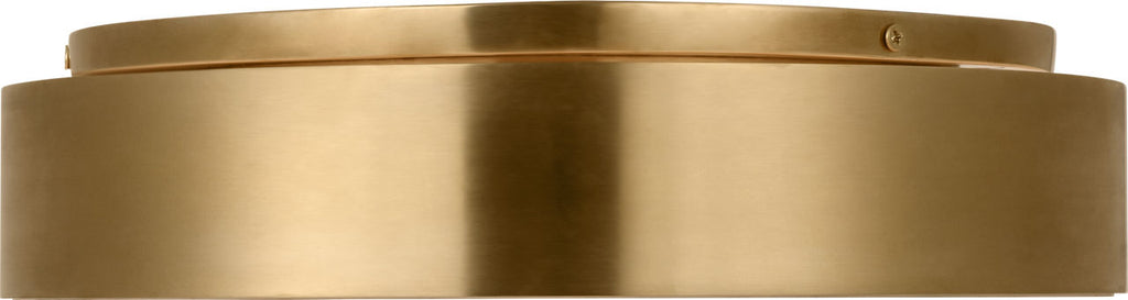 Wyllis 12 Flush Mount hand rubbed antique brass 2700K 90 CRI