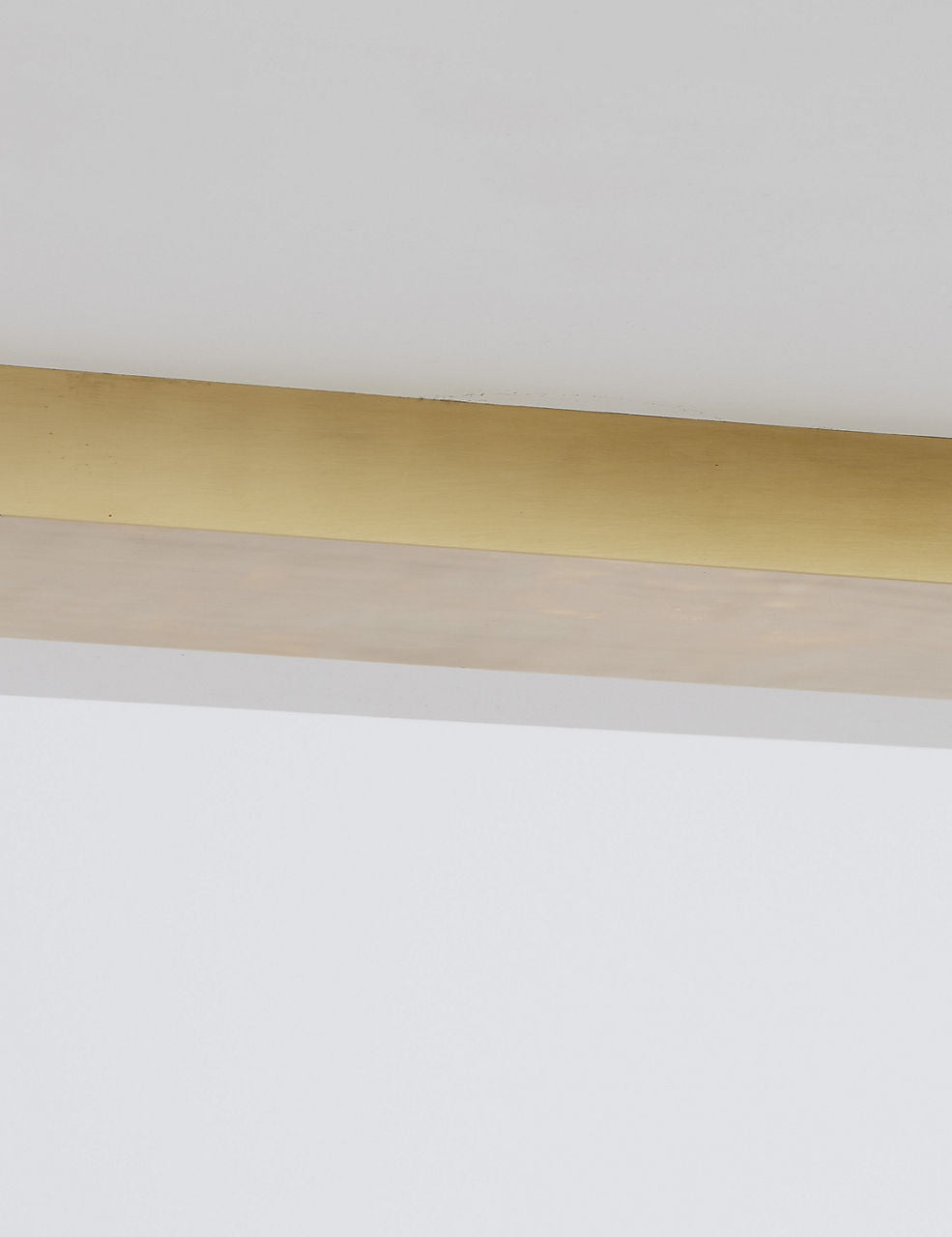Laurel Large Linear Chandelier Clear Natural Brass 2700K 90 CRI