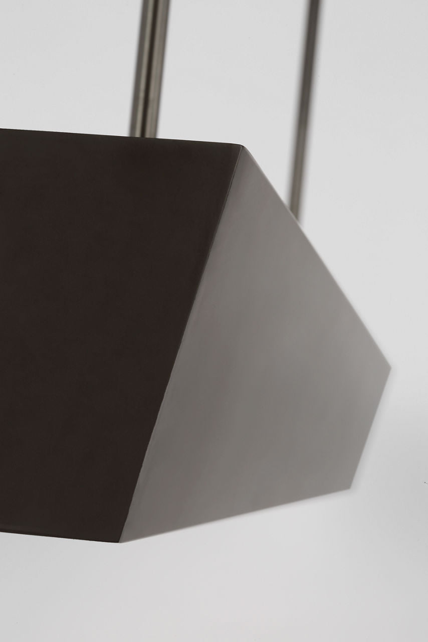 Pench Large Tapered Linear Chandelier Dark Bronze 2700K 90 CRI