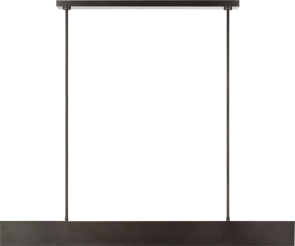 Pench Large Tapered Linear Chandelier Dark Bronze 2700K 90 CRI