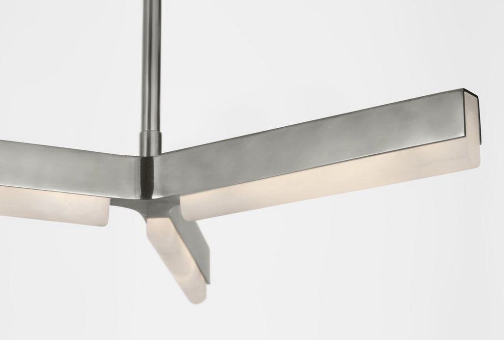 Linea 55 Linear Chandelier antique Nickel 2700K 90 CRI