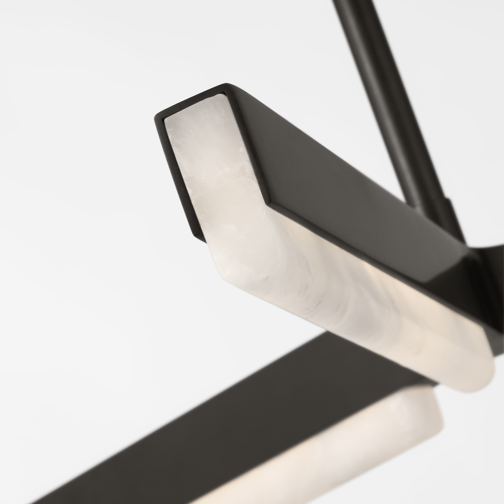 Linea 55 Linear Chandelier Bronze 2700K 90 CRI