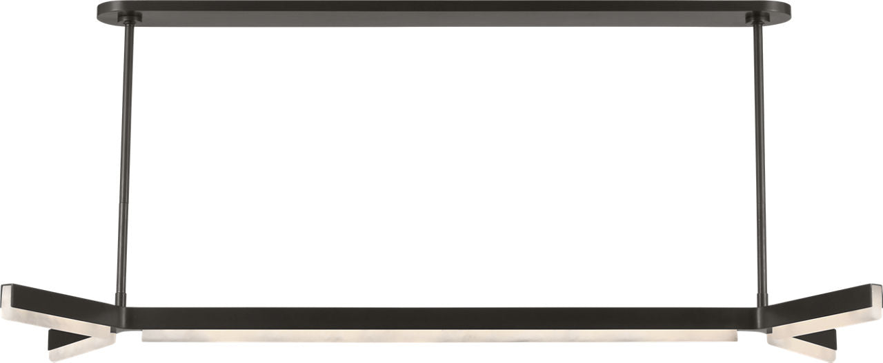 Linea 55 Linear Chandelier Bronze 2700K 90 CRI