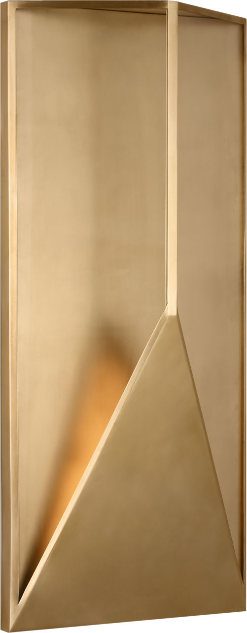 Punto 30 Wall Hand Rubbed Antique Brass 2700K 90 CRI