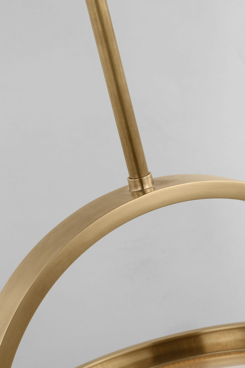 Cerne Medium Pendant Natural Brass 2700K 90 CRI
