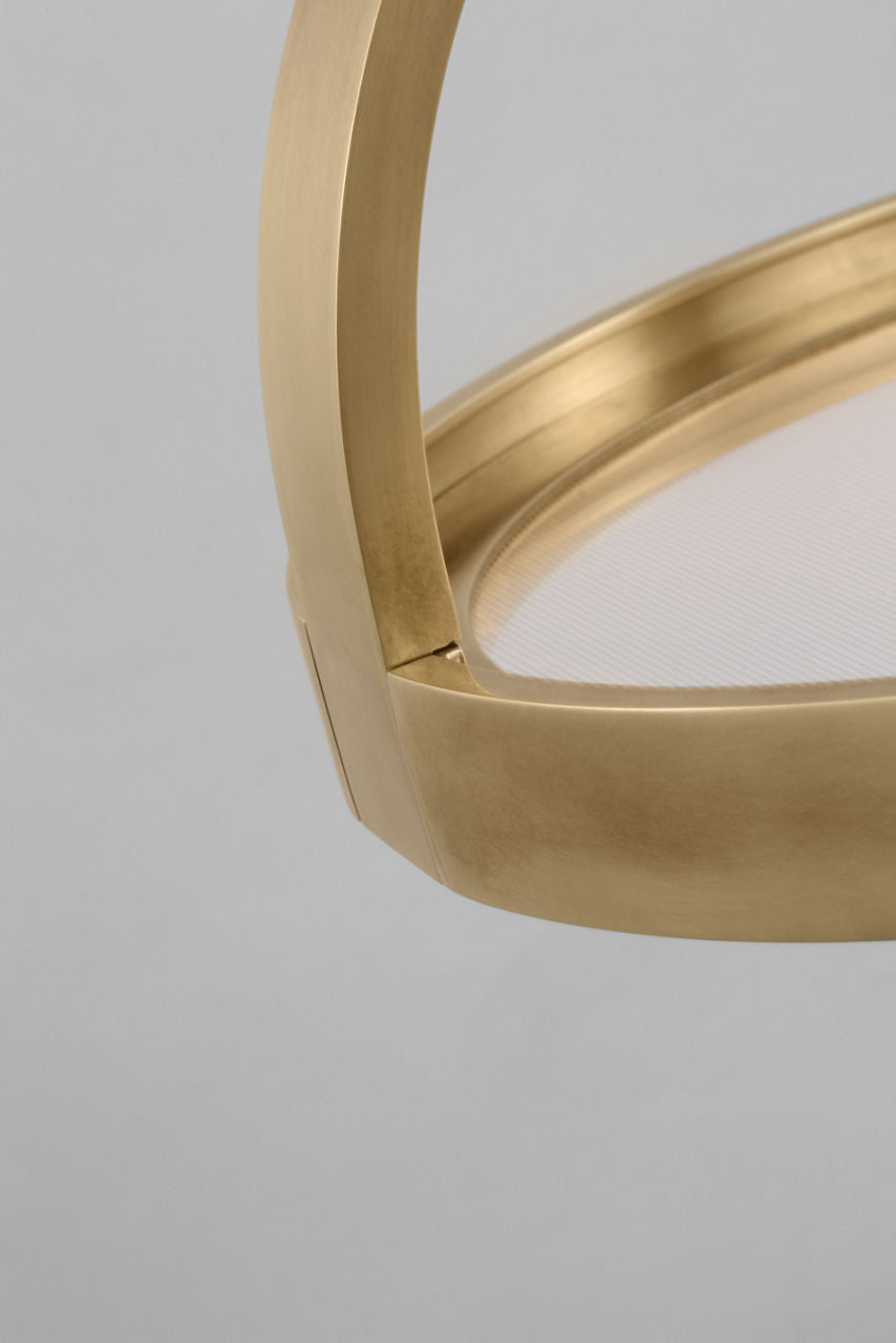 Cerne Medium Pendant Natural Brass 2700K 90 CRI