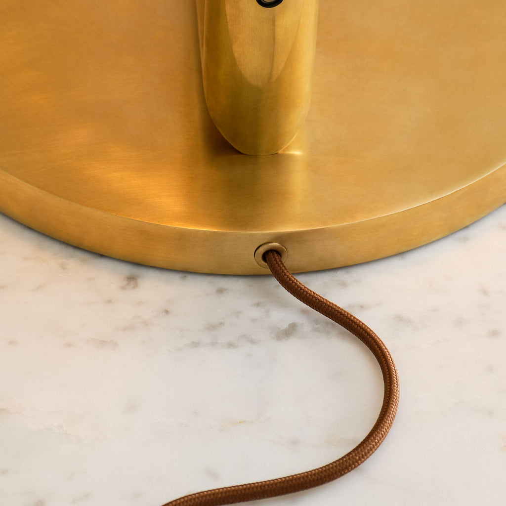 Fielle Medium Table Lamp Natural Brass 2700K 90 CRI