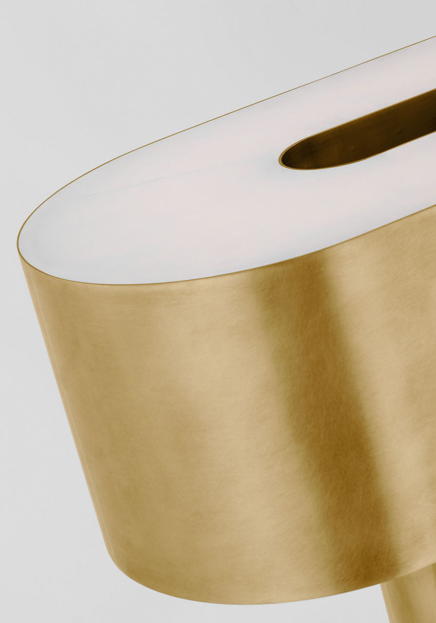 Wyllis Medium Table Lamp Natural Brass 2700K 90 CRI