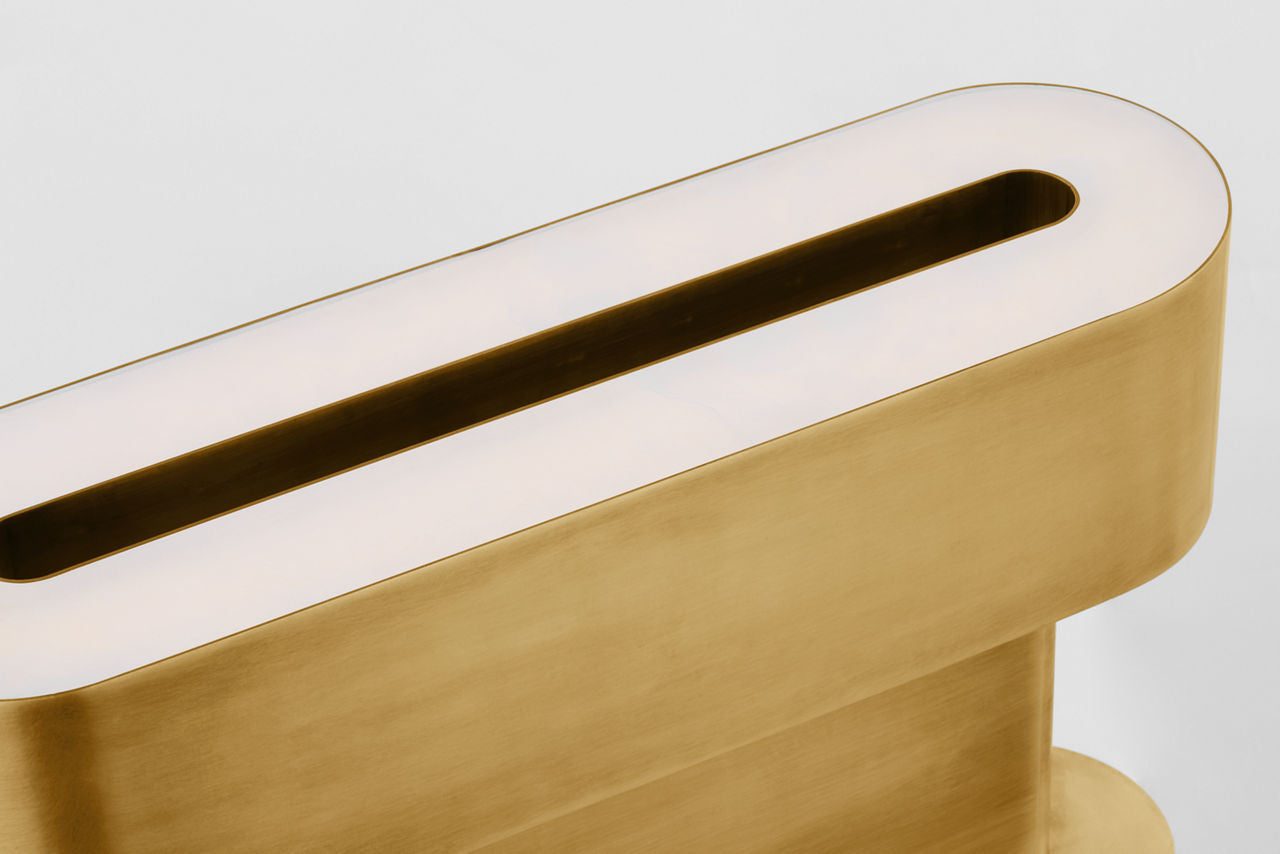 Wyllis Small Table Lamp Natural Brass 2700K 90 CRI