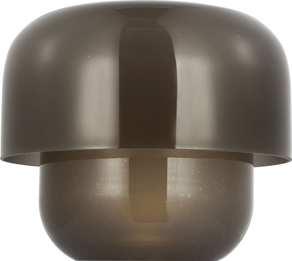 Bolete Small Table Lamp Seeded Smoke hand rubbed antique brass 2700K 90 CRI