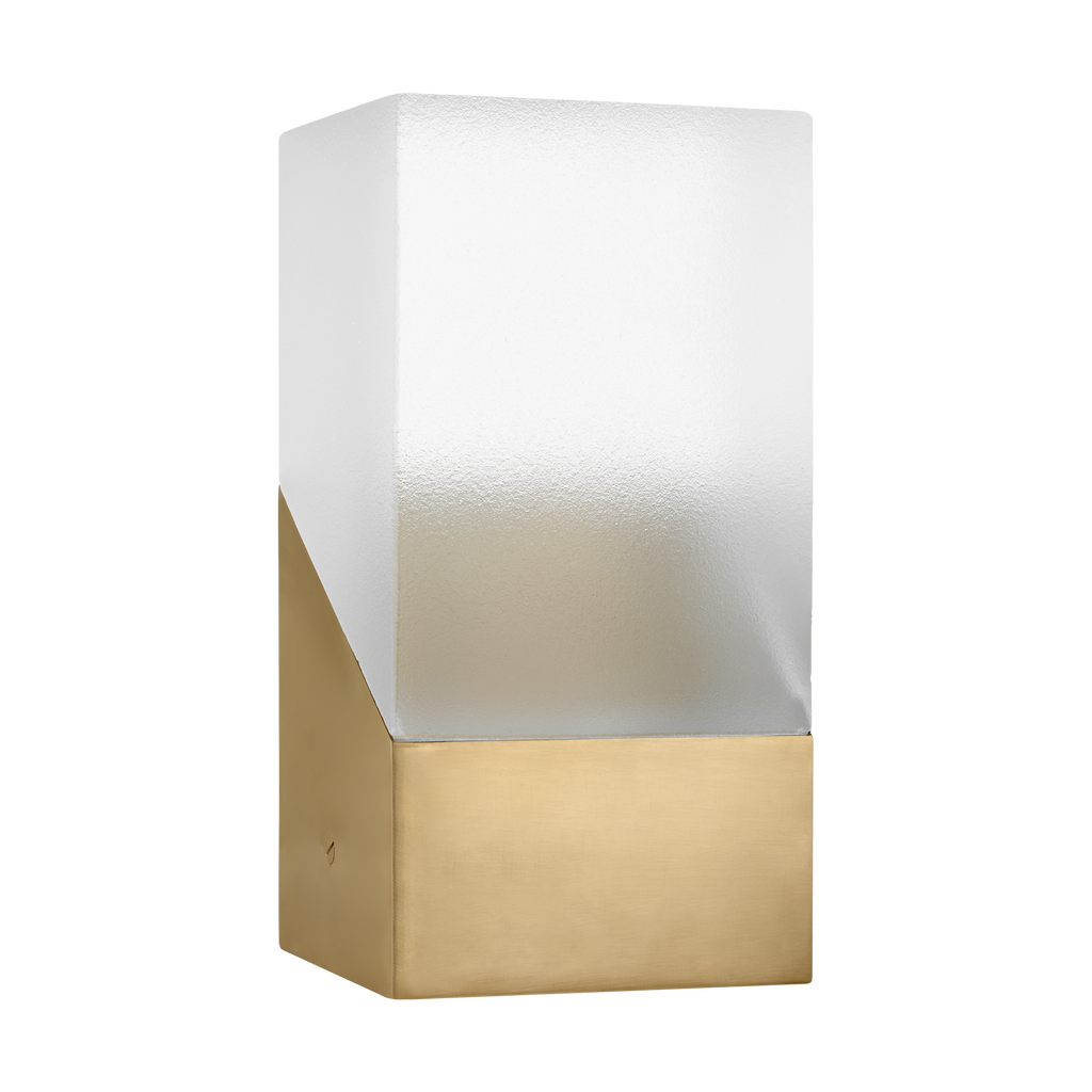 Pezzo 10 Rechargeable Table Lamp Hand Rubbed Antique Brass 2700K 90 CRI