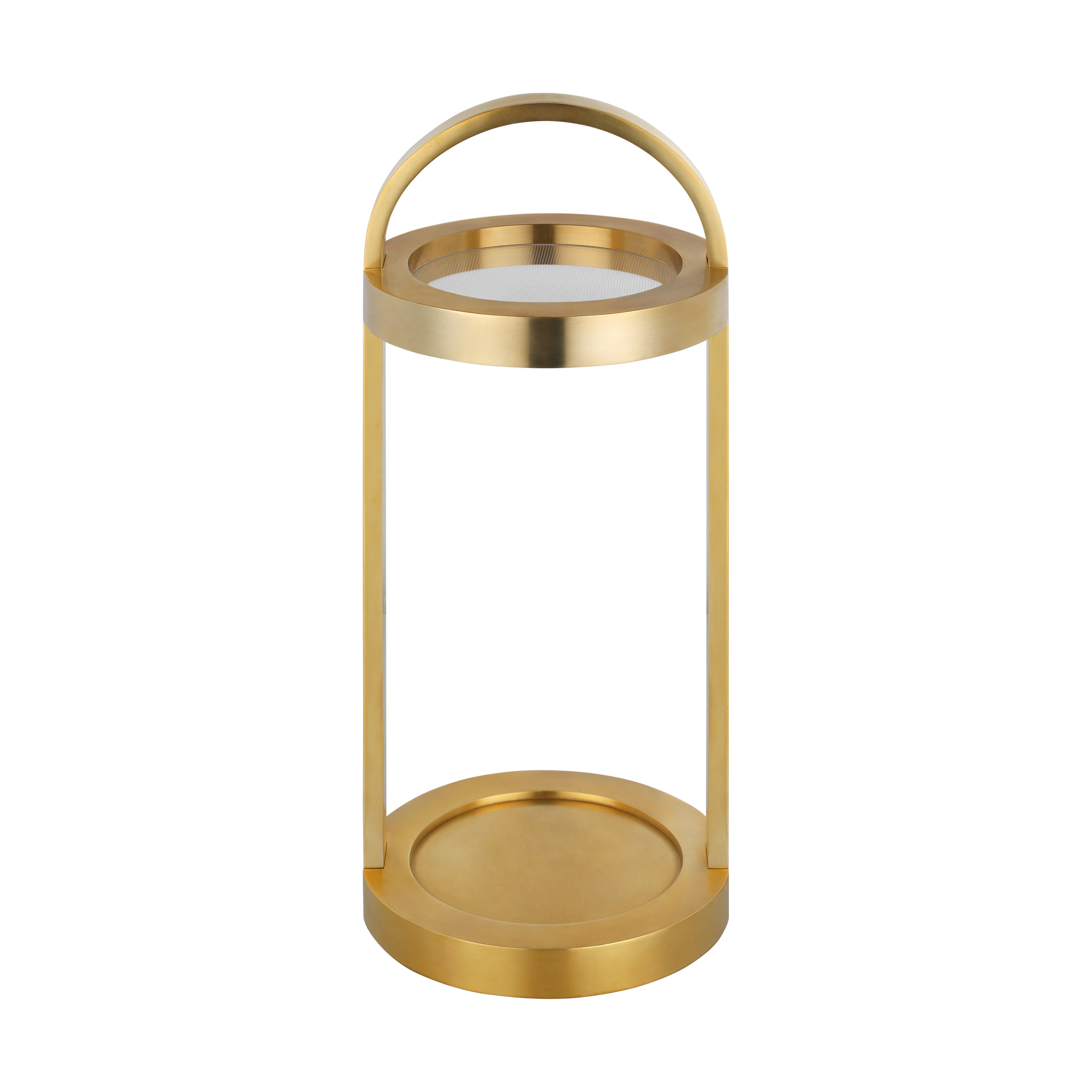 Cerne 17 Rechargeable Table Lamp hand rubbed antique brass 2700K 90 CRI