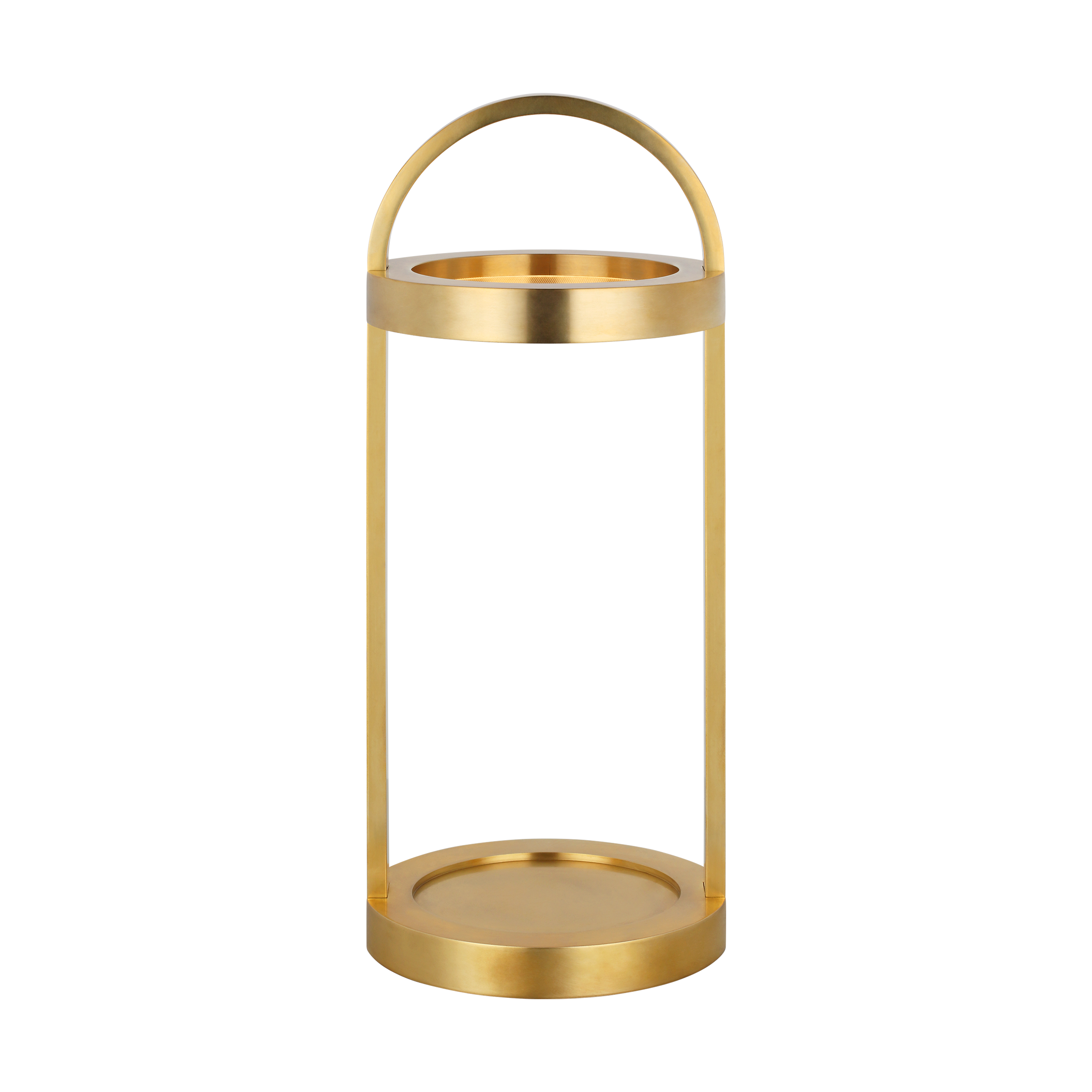 Cerne 17 Rechargeable Table Lamp hand rubbed antique brass 2700K 90 CRI