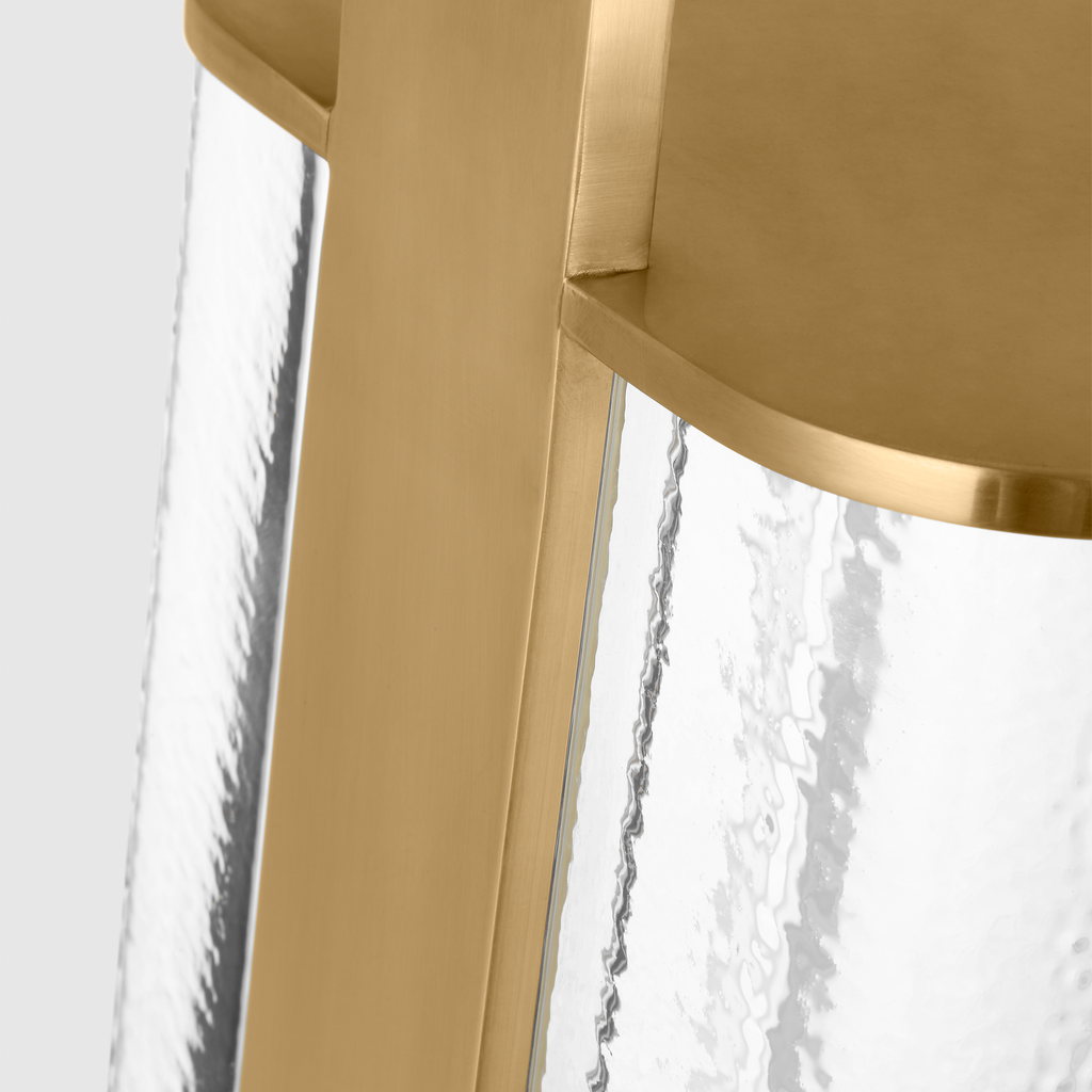 Flacara 15 Rechargeable Lantern hand rubbed antique brass 2700K 90 CRI