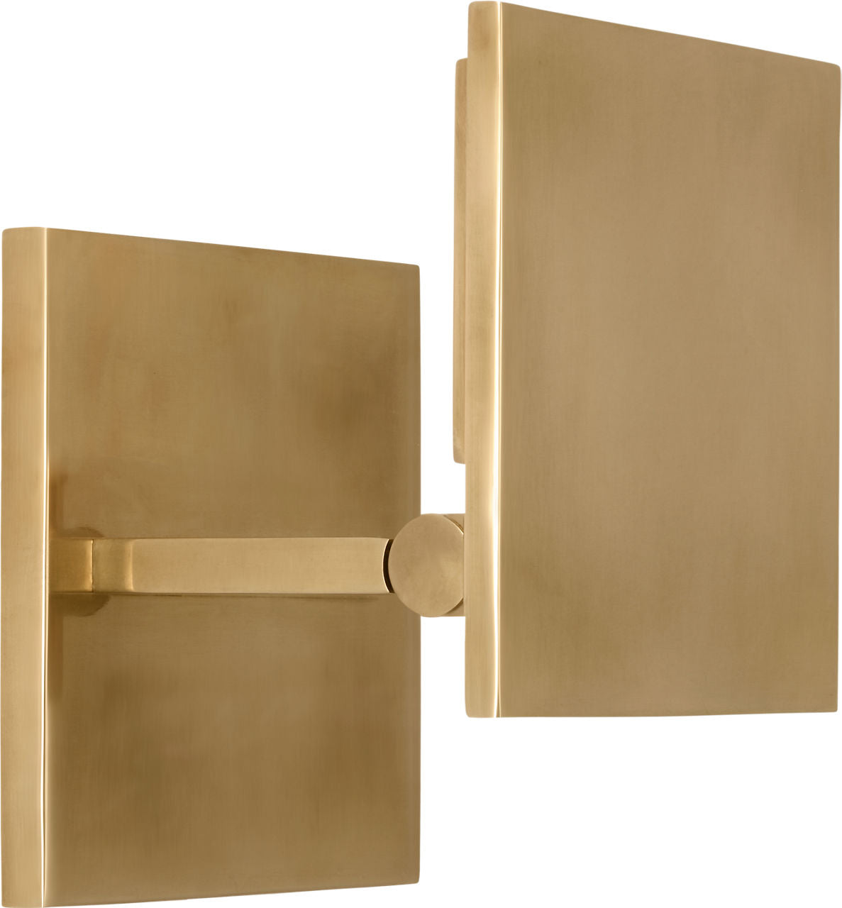 Angolo 6 Sconce hand rubbed antique brass 2700K 90 CRI
