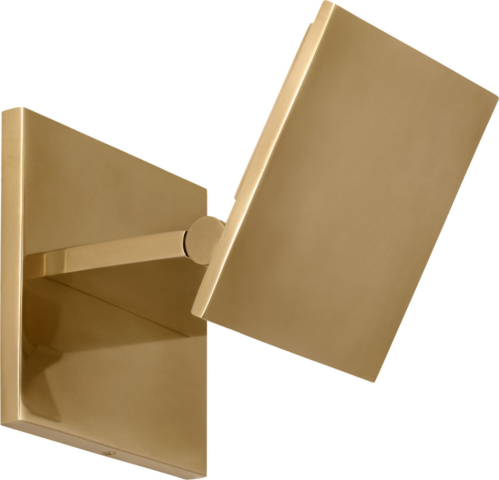 Angolo 6 Sconce hand rubbed antique brass 2700K 90 CRI