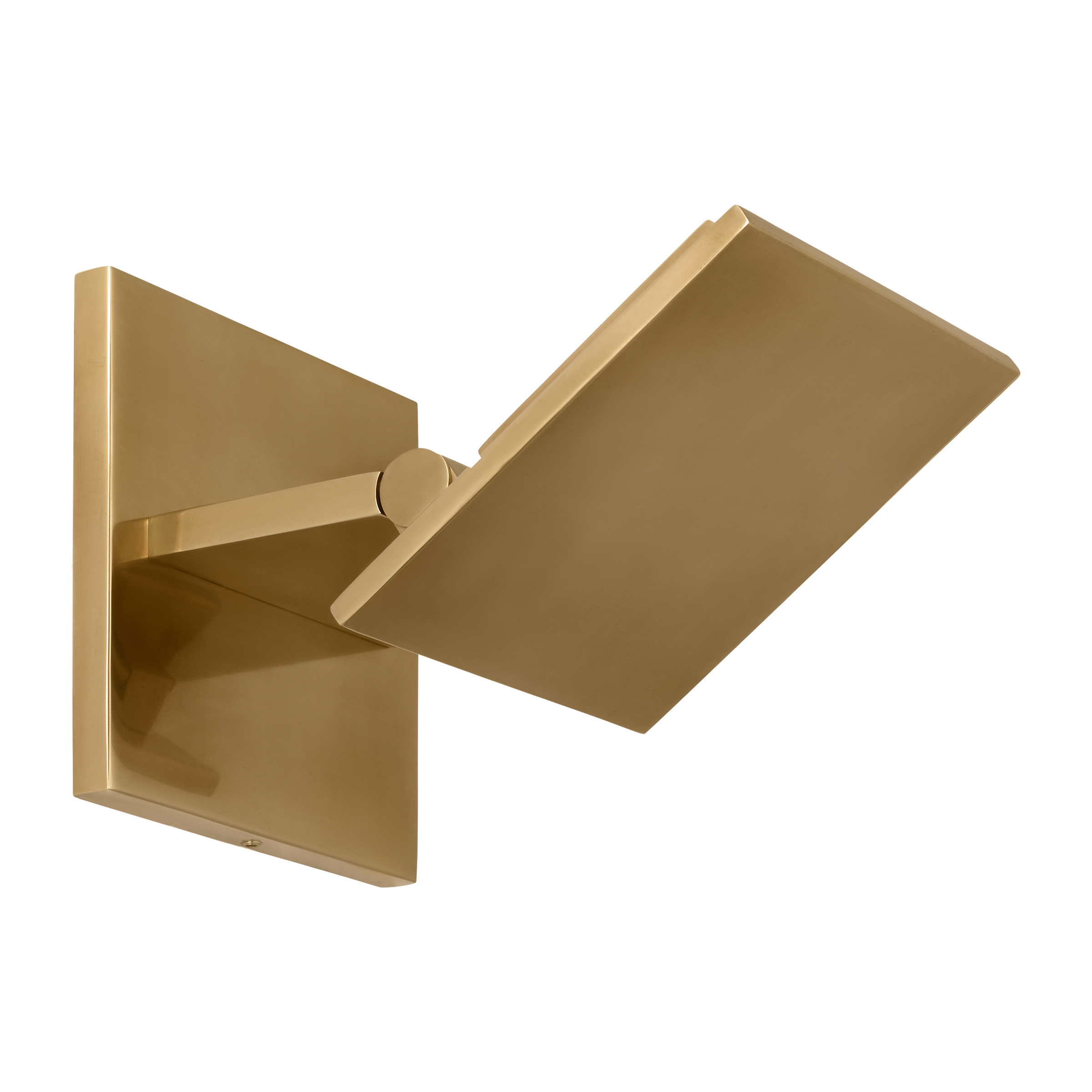 Angolo 6 Sconce hand rubbed antique brass 2700K 90 CRI