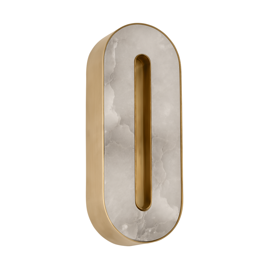 Wyllis 12 Sconce hand rubbed antique brass 2700K 90 CRI