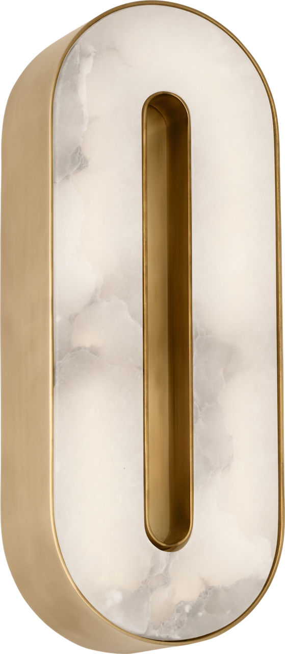 Wyllis 12 Sconce hand rubbed antique brass 2700K 90 CRI
