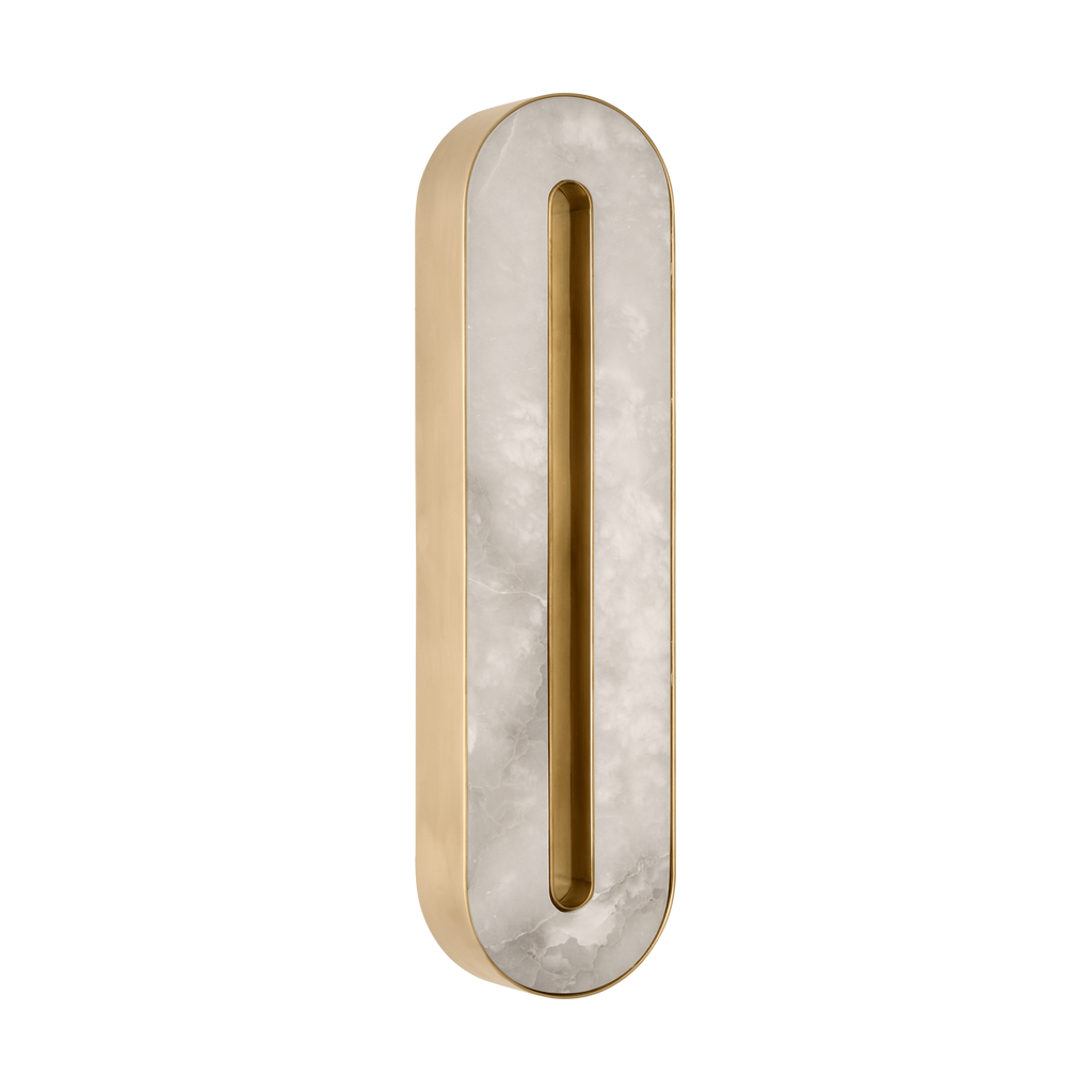 Wyllis 18 Sconce hand rubbed antique brass 2700K 90 CRI