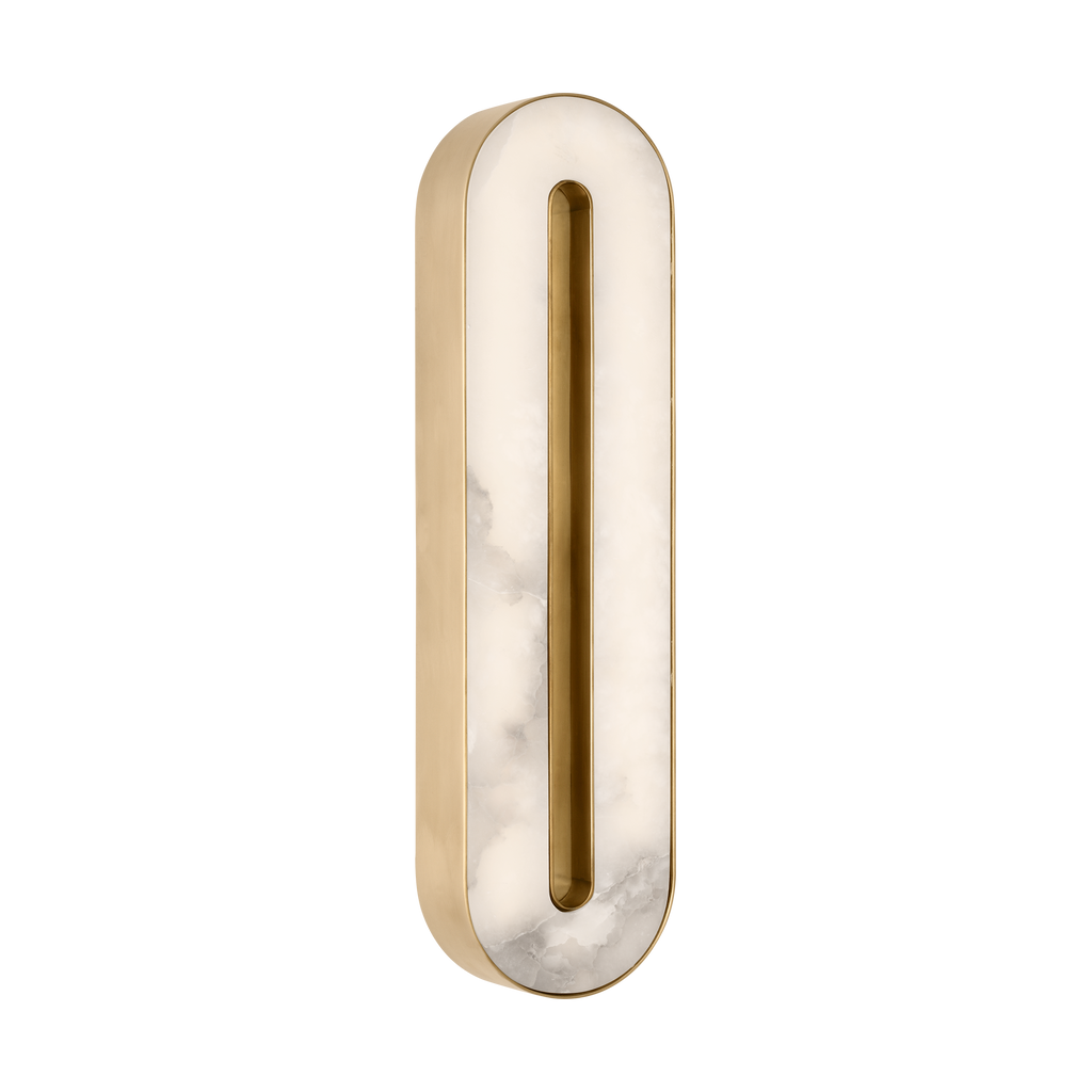 Wyllis 18 Sconce hand rubbed antique brass 2700K 90 CRI