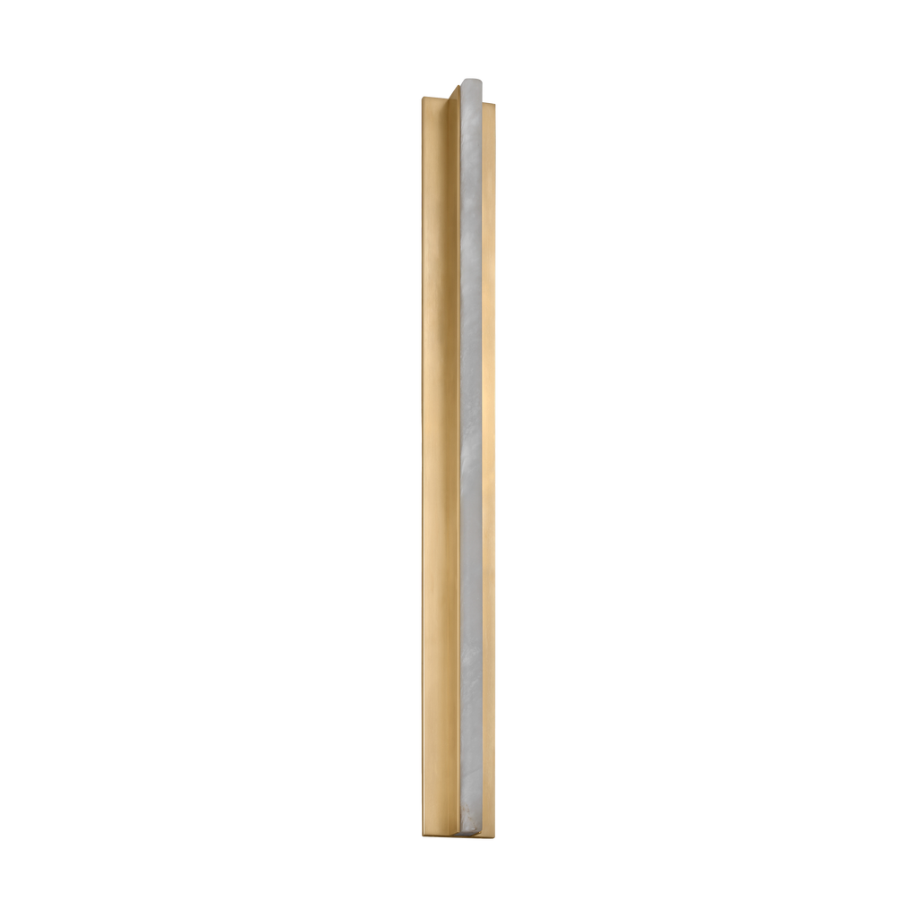 Linea 32 Sconce hand rubbed antique brass 2700K 90 CRI