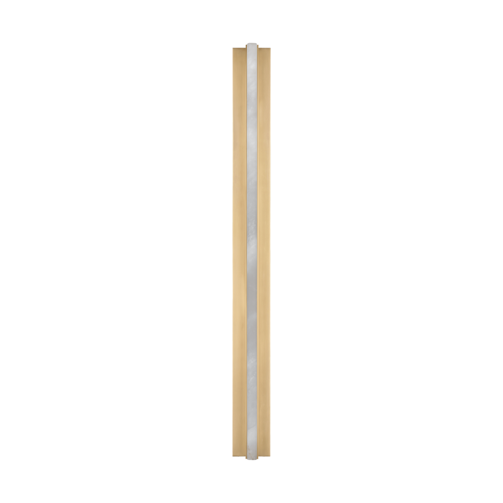 Linea 32 Sconce hand rubbed antique brass 2700K 90 CRI
