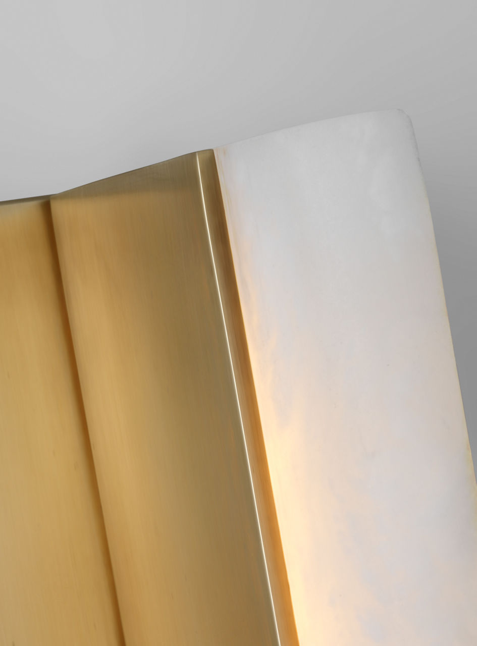 Linea 5 Sconce Hand Rubbed Antique Brass 2700K 90 CRI