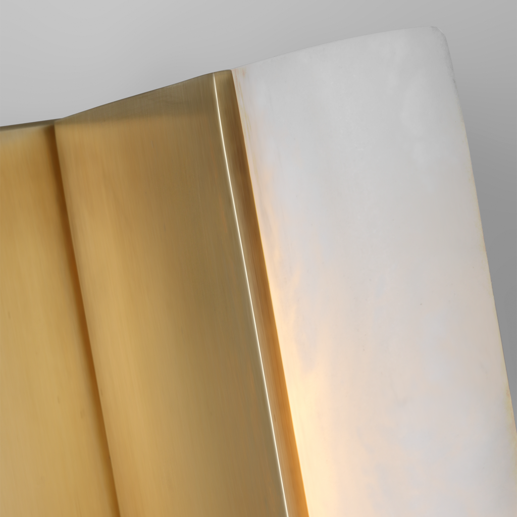 Linea 5 Sconce Hand Rubbed Antique Brass 2700K 90 CRI