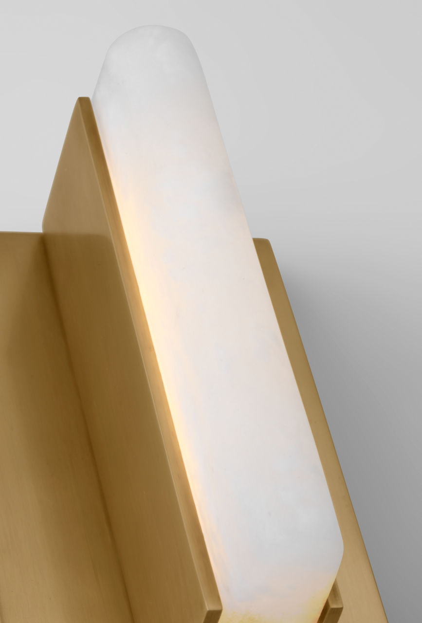Linea 5 Sconce Hand Rubbed Antique Brass 2700K 90 CRI