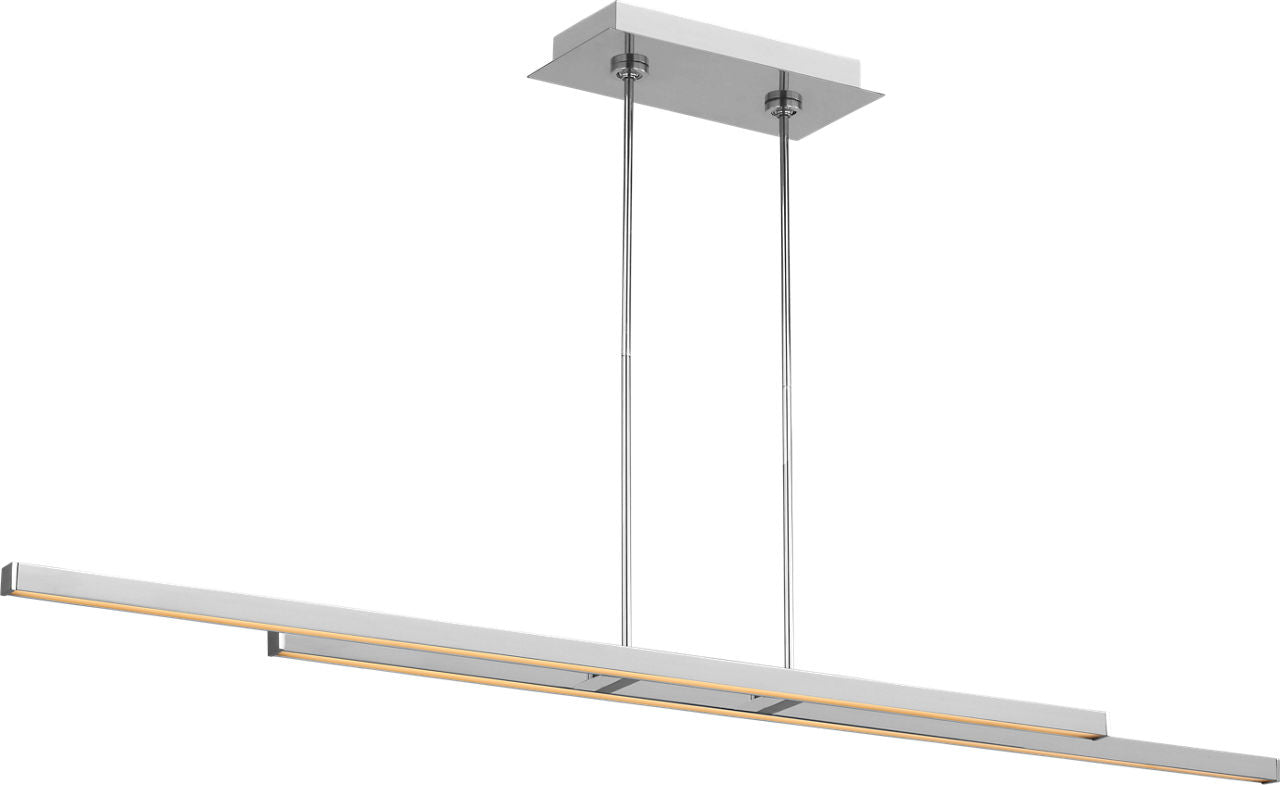 Stagger 2 60 Linear Suspension Polished stainless steel LED 2700K 90 CRI 120-277V