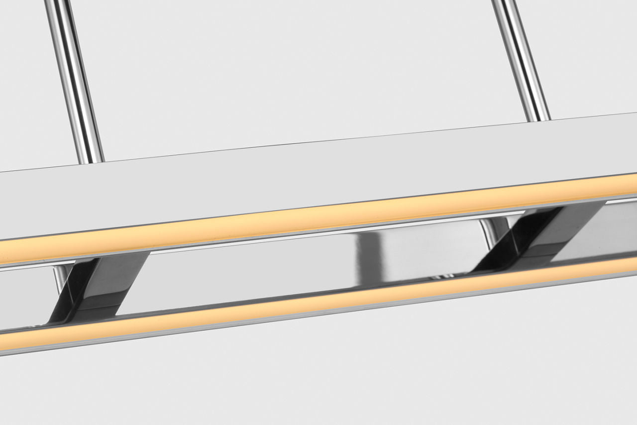 Stagger 2 60 Linear Suspension Polished stainless steel LED 2700K 90 CRI 120-277V