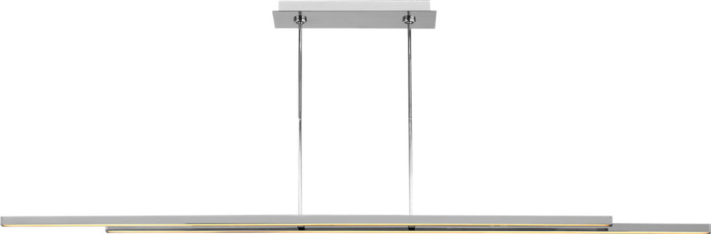 Stagger 2 84 Linear Suspension Polished stainless steel Integrated LED 2700K 90 CRI 120V