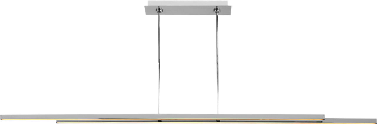 Stagger 2 84 Linear Suspension Polished stainless steel Integrated LED 2700K 90 CRI 120V