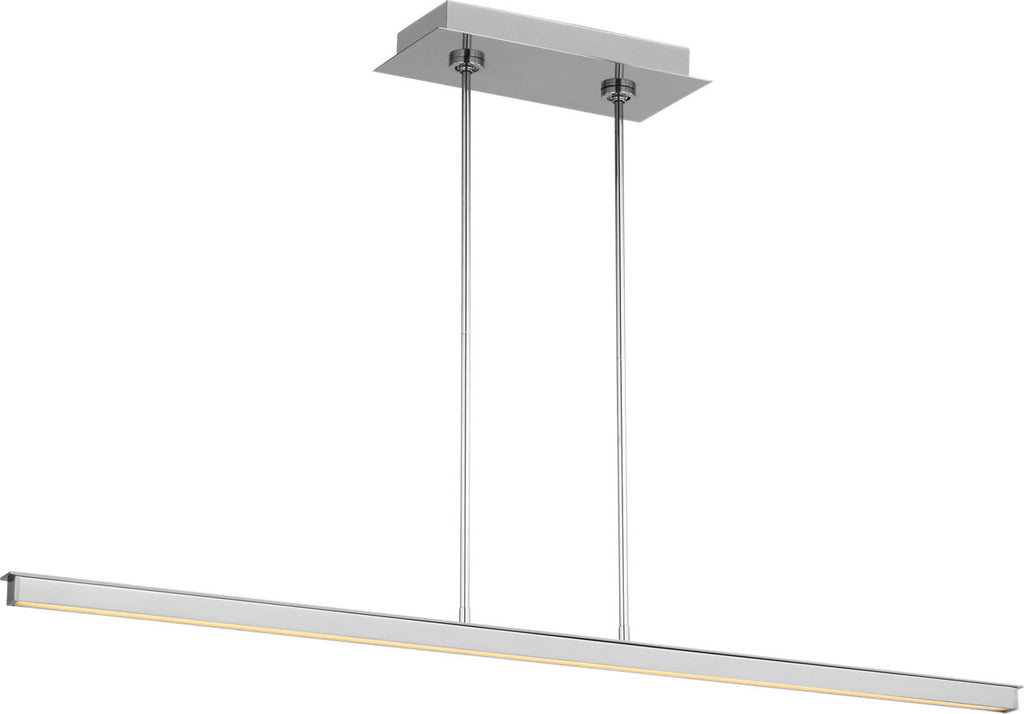 Stagger 48 Linear Suspension Polished stainless steel LED 2700K 90 CRI 120-277V